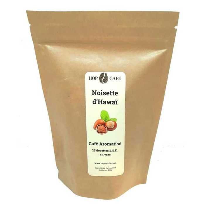 HOP CAFÉ - Dosette ESE - Arôme Noisette - 25 dosettes