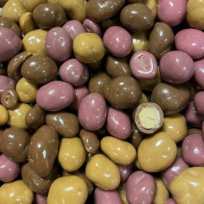 Sachet de Cacahuètes Caramélisées enrobées de chocolat - Noël Pâques Saint-Valentin Fêtes des Mères Fête des Pères…