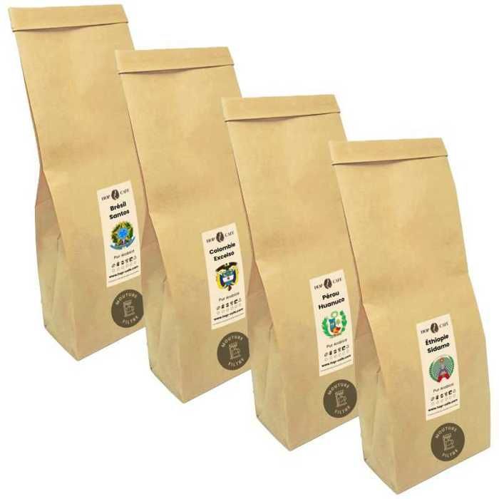 Offre Découverte Café Moulu Filtre Doux - 4 x 125g