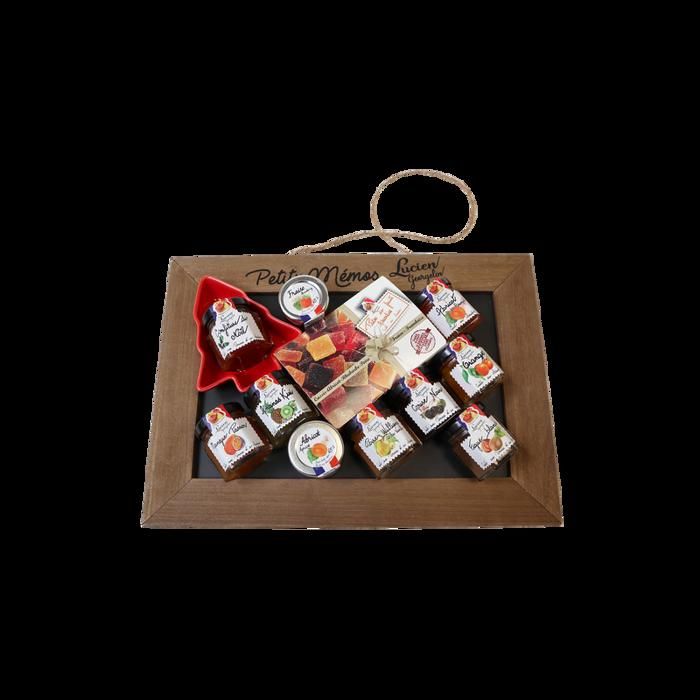 Coffret cadeau saveurs et gourmandises 572g Lucien Georgelin