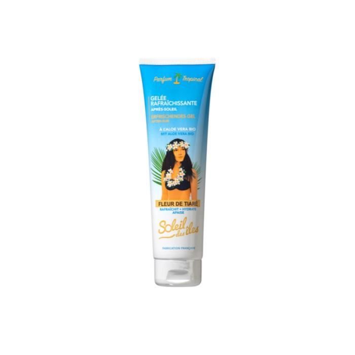Gelée Rafraîchissante Après-Soleil - SOLEIL DES ILES - Parfum Tropical - 150 ml - Adulte - Mixte