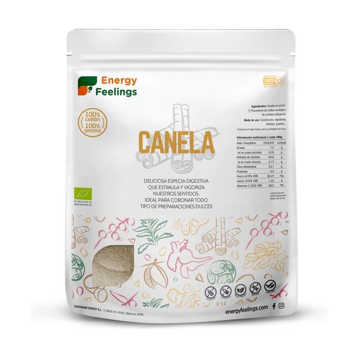 ENERGY FEELINGS - Cannelle en poudre 1 kg de poudre