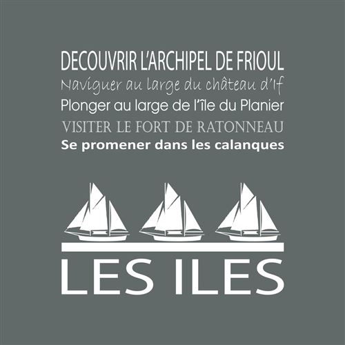 Tableau sur toile les îles cendre 30x30 cm CEANOTHE Décoration Murale Art Décoratif Muraux Peinture Imprimée en HD Salon Chambre Bureau Fabriqué en France