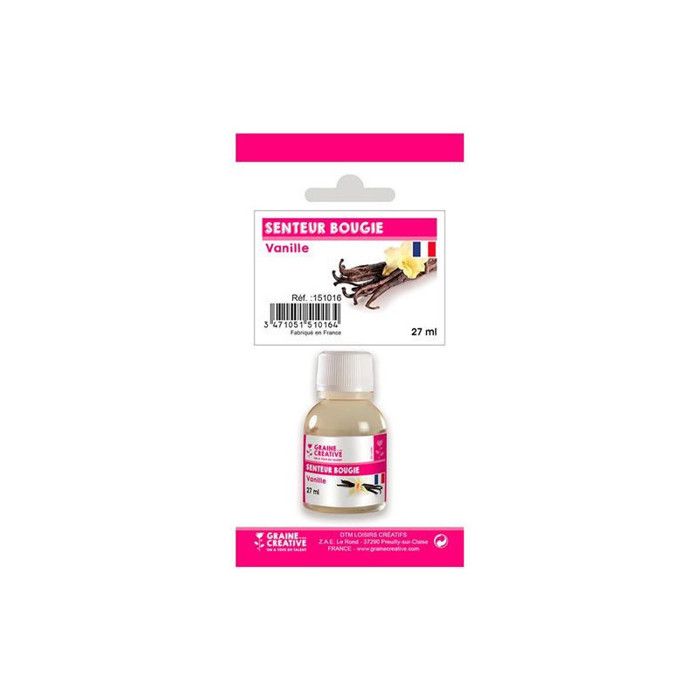 Parfum - Pour bougie à faire soi même - Senteur vanille - 27ml