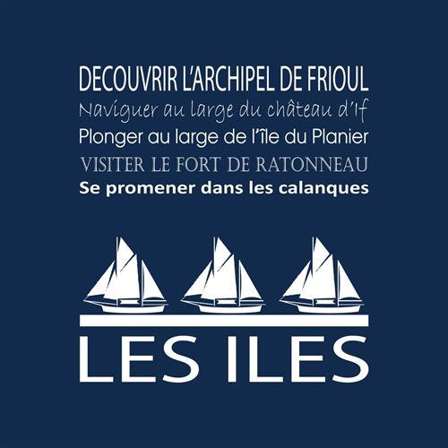 Tableau sur toile les îles navy 30x30 cm CEANOTHE Décoration Murale Art Décoratif Muraux Peinture Imprimée en HD Salon Chambre Bureau Fabriqué en France