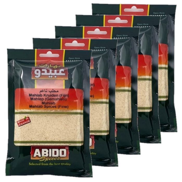 Abido - Lot 5x Epices Mahlab moulues - Sachet 50g