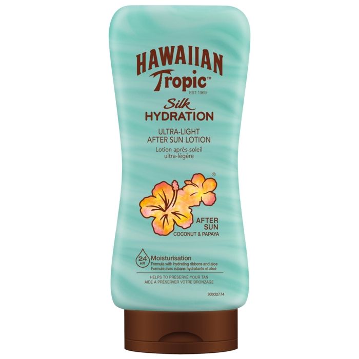 Crème après-soleil - HAWAIIAN TROPIC - Air Soft - 180 ml - Noix de Coco - Papaye