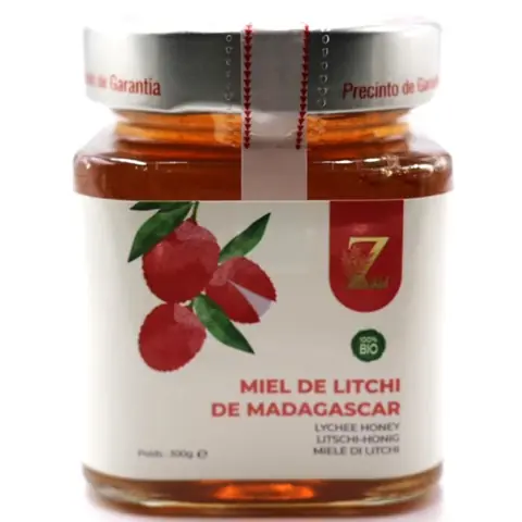 Miel De Litchi De Madagascar-300g -un miel Rare et unique - 100% Naturel Récolté dans la Région de Manakara .