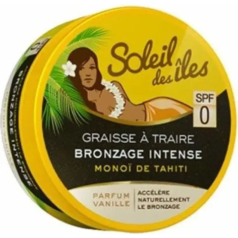 SOLEIL DES ILES Graisse à traire Bronzage intense - SPF 0 - Vanille - 150 ml