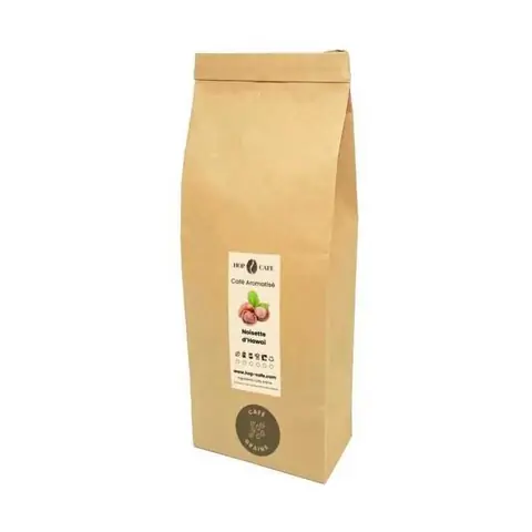 HOP CAFÉ - Café en grains - Arôme Noisette dHawaï - 250 g