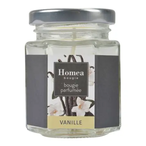 Bougie Verrine Parfumée "Essentiel II" 7cm Vanille