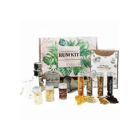 L&G® Kit Découverte dÉpices pour Rhum Personnalisé - Coffret DIY Exclusif pour Homme-Femme