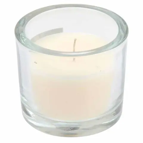 Bougie Verrine Parfumée "Essentiel" 9cm Vanille