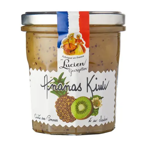 Préparation de fruits Ananas Kiwi Lucien Georgelin le bocal de 320g