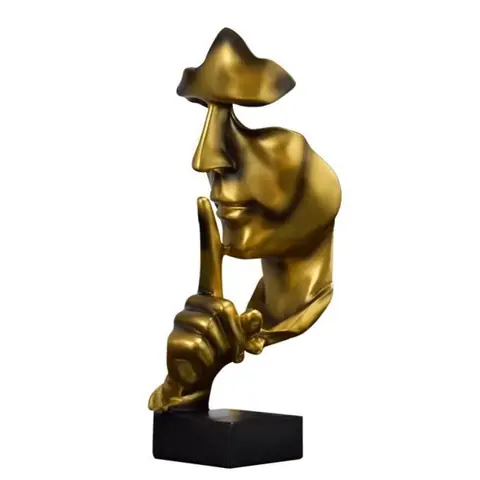 Sculpture abstraite petits ornements Statue en résine décoration créative de la maison Figurines modernes pour lintérieur