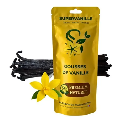 10 gousses de vanille Bourbon de Madagascar