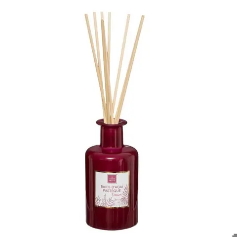 Diffuseur de parfum Maël 200ml verre baies dacaï pastèque - Atmosphera Créateur dintérieur